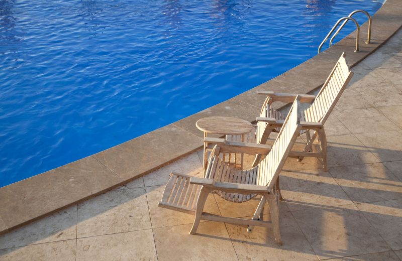 Natural Stone Pool Deck